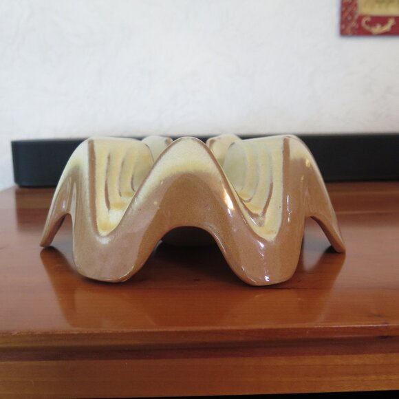 Vintage Frankoma Casserole/Bean Pot Warming Stand Base WA1 Desert Gold - Picture 1 of 7